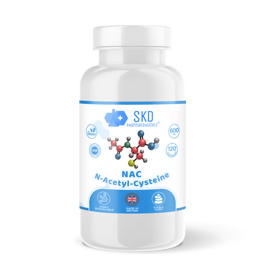 NAC | N-Acetyl-Cysteine | 600mg | 120 Capsules | Vegan