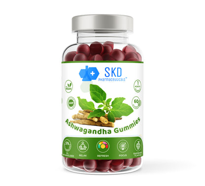 Ashwagandha | 60 or 150 Gummies | Raspberry Flavour | Vegan